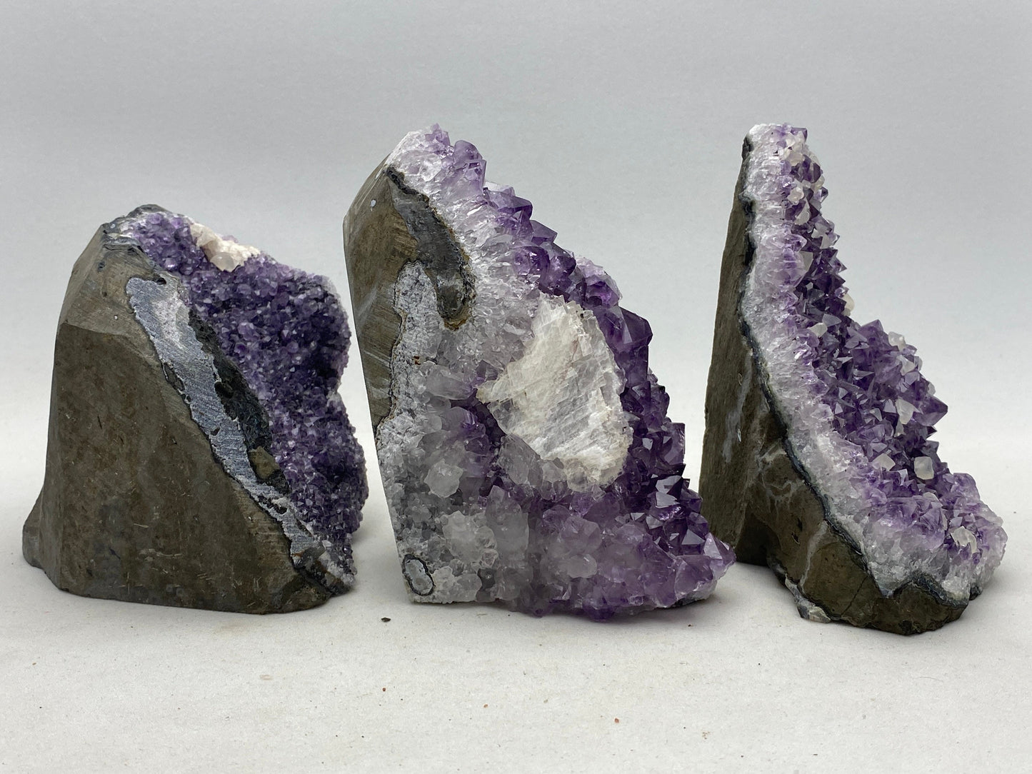 Unique amethyst cluster specimens