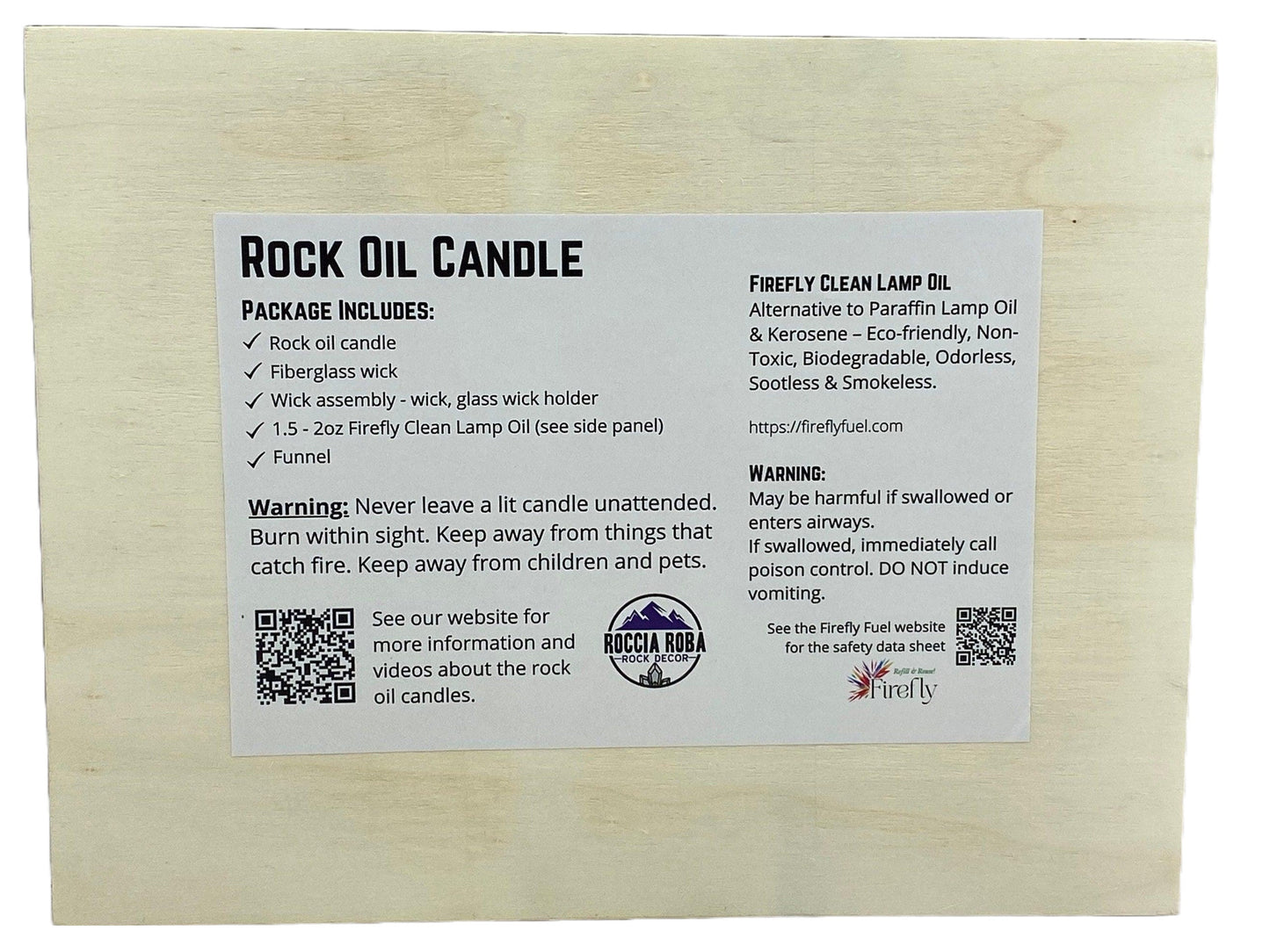 [shopname] - Septarian Rock Oil Candle Gift Box, rock decor