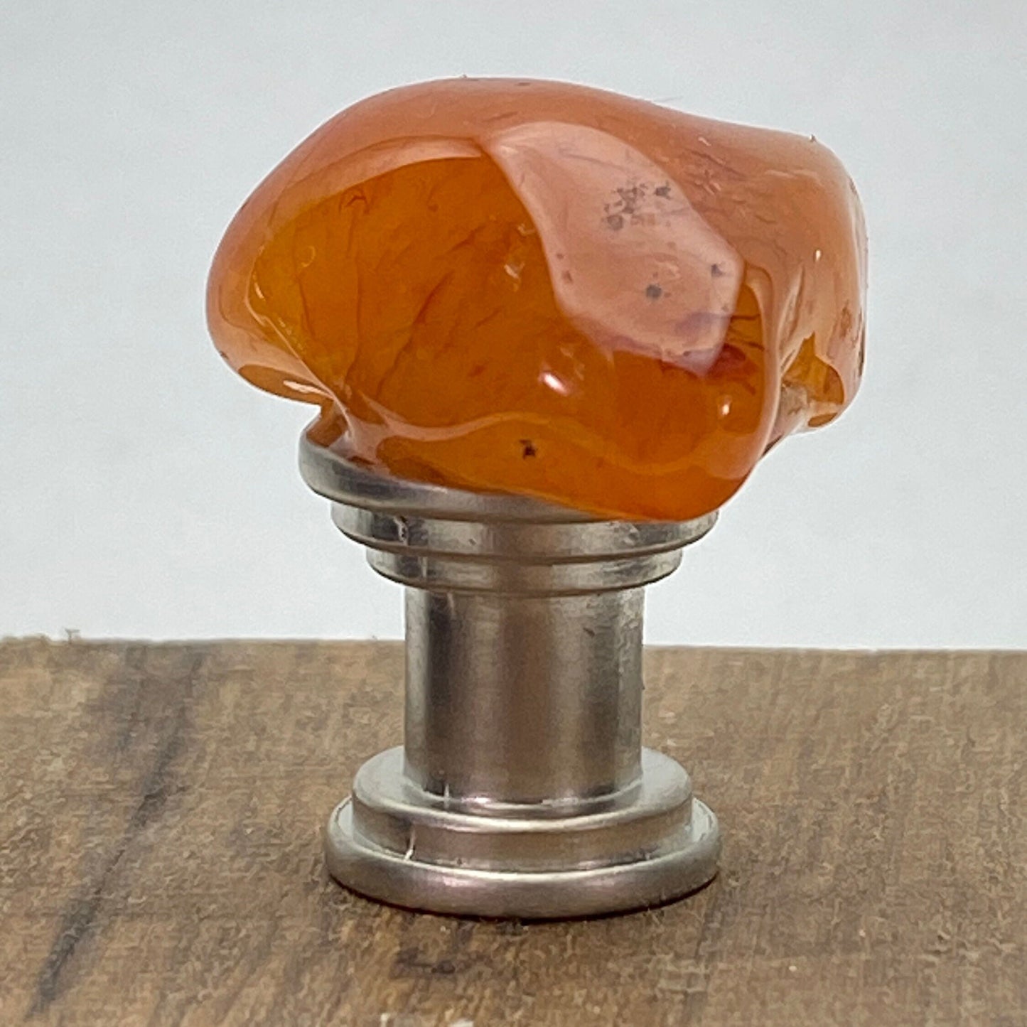 [shopname] - Tumbled carnelian drawer cabinet rock knobs, rock decor