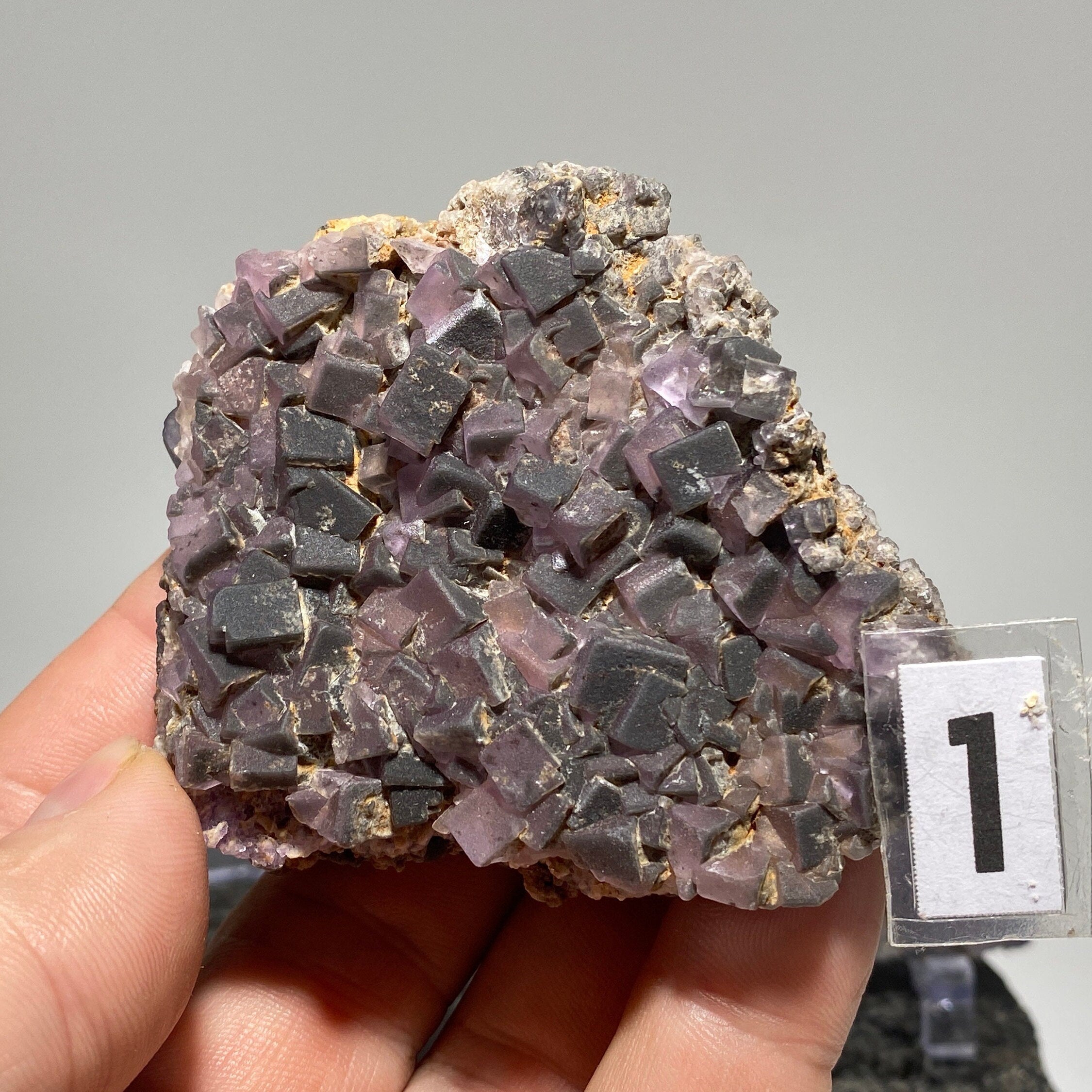 [shopname] - Purple fluorite specimen, YOUR CHOICE, rock decor