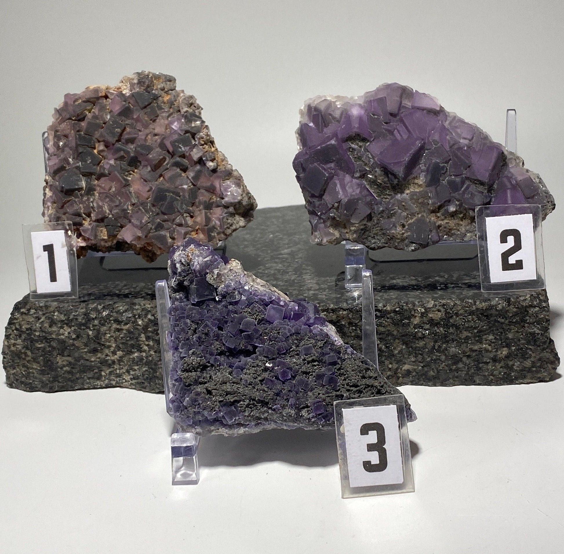 Roccia Roba - Purple fluorite specimen, YOUR CHOICE, rock decor