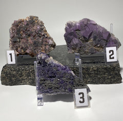 [shopname] - Purple fluorite specimen, YOUR CHOICE, rock decor