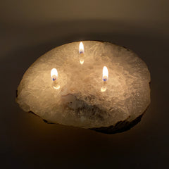 Rock Oil Candle - Large agate slab