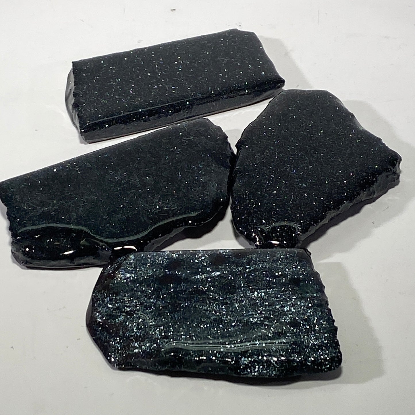 [shopname] - Small specular hematite slab, rock decor