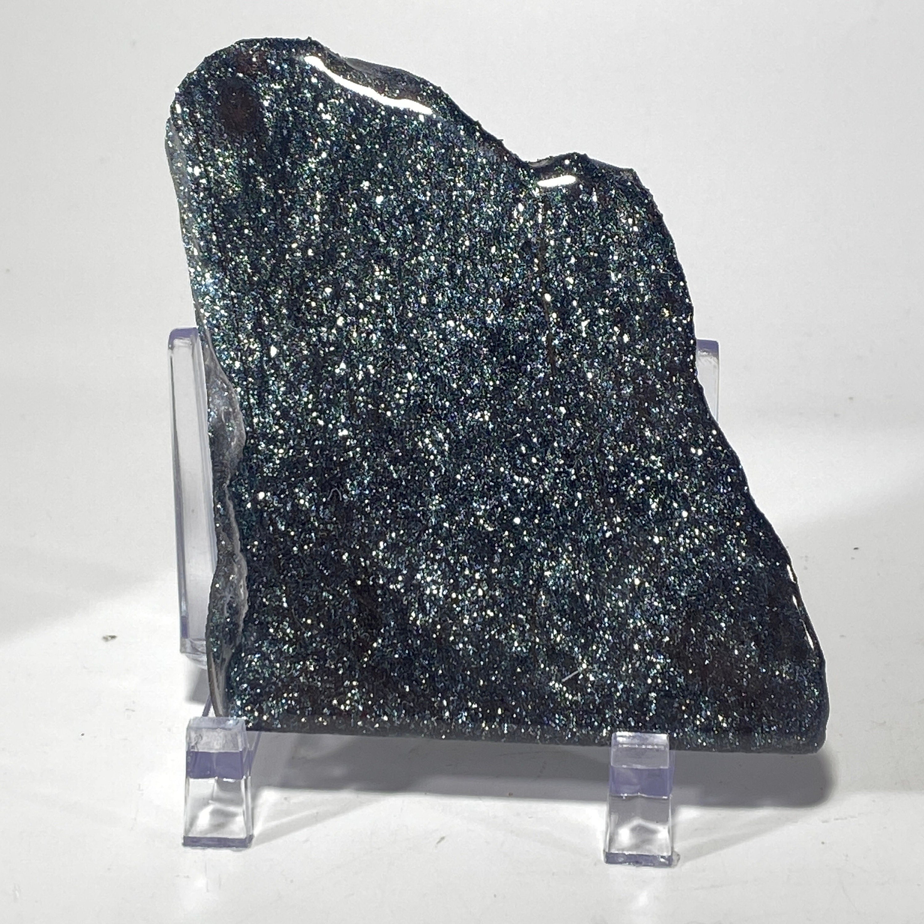 [shopname] - Specular Hematite Slab, rock decor
