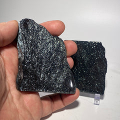 [shopname] - Specular Hematite Slab, rock decor