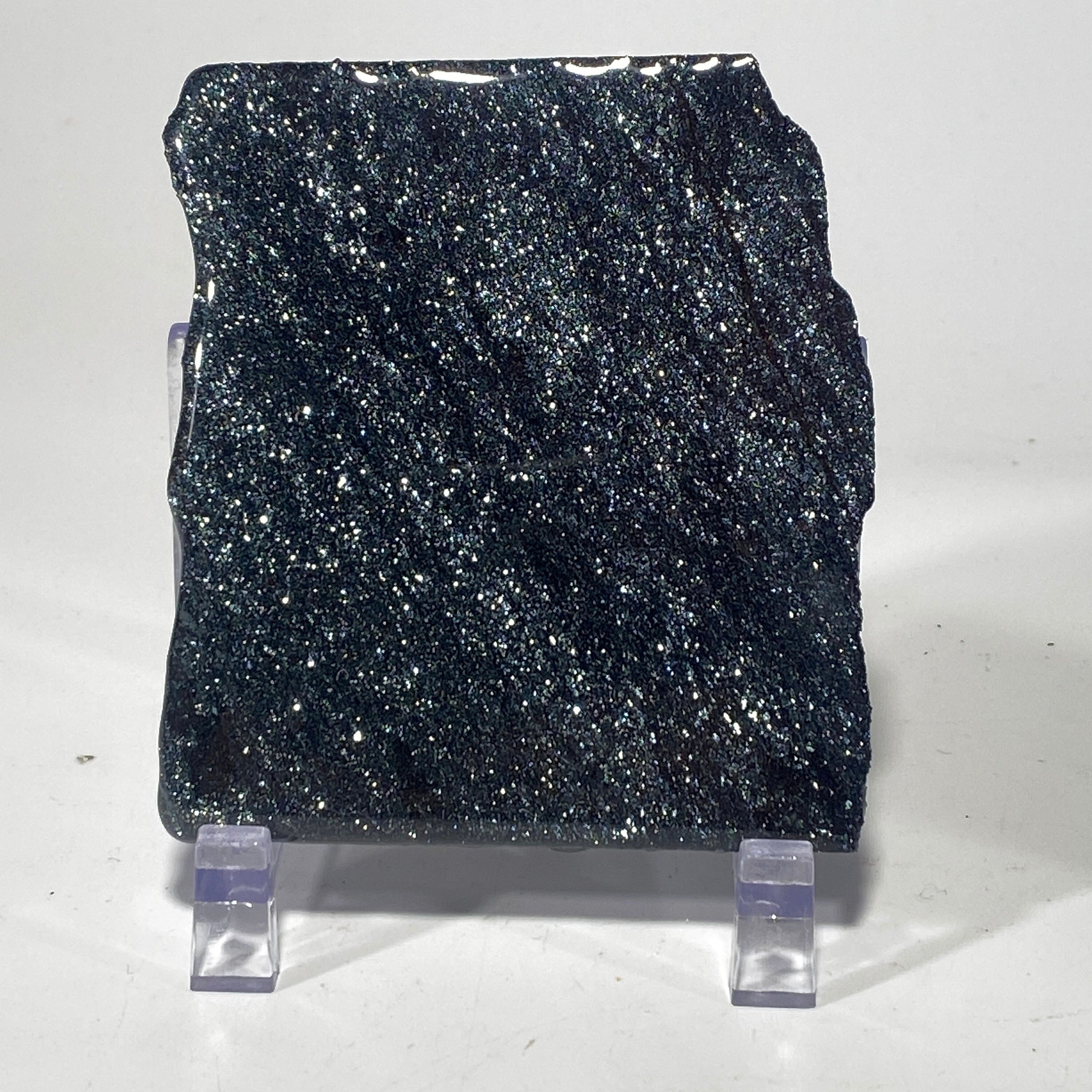 [shopname] - Specular Hematite Slab, rock decor