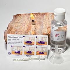 Rock Candle gift box - Crazy Lace Agate