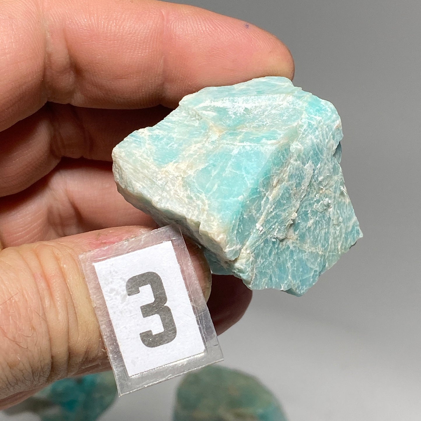 [shopname] - Colorado Amazonite with smoky quartz crystal, rock decor