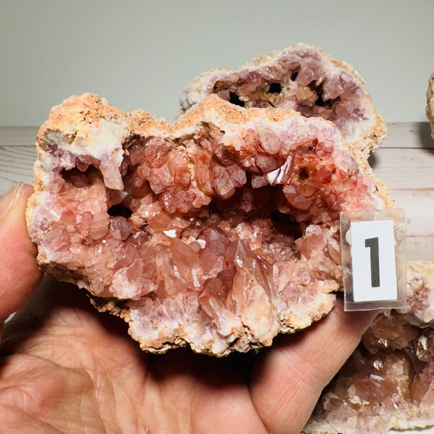 [shopname] - Rare, large pink amethyst geode, rock decor