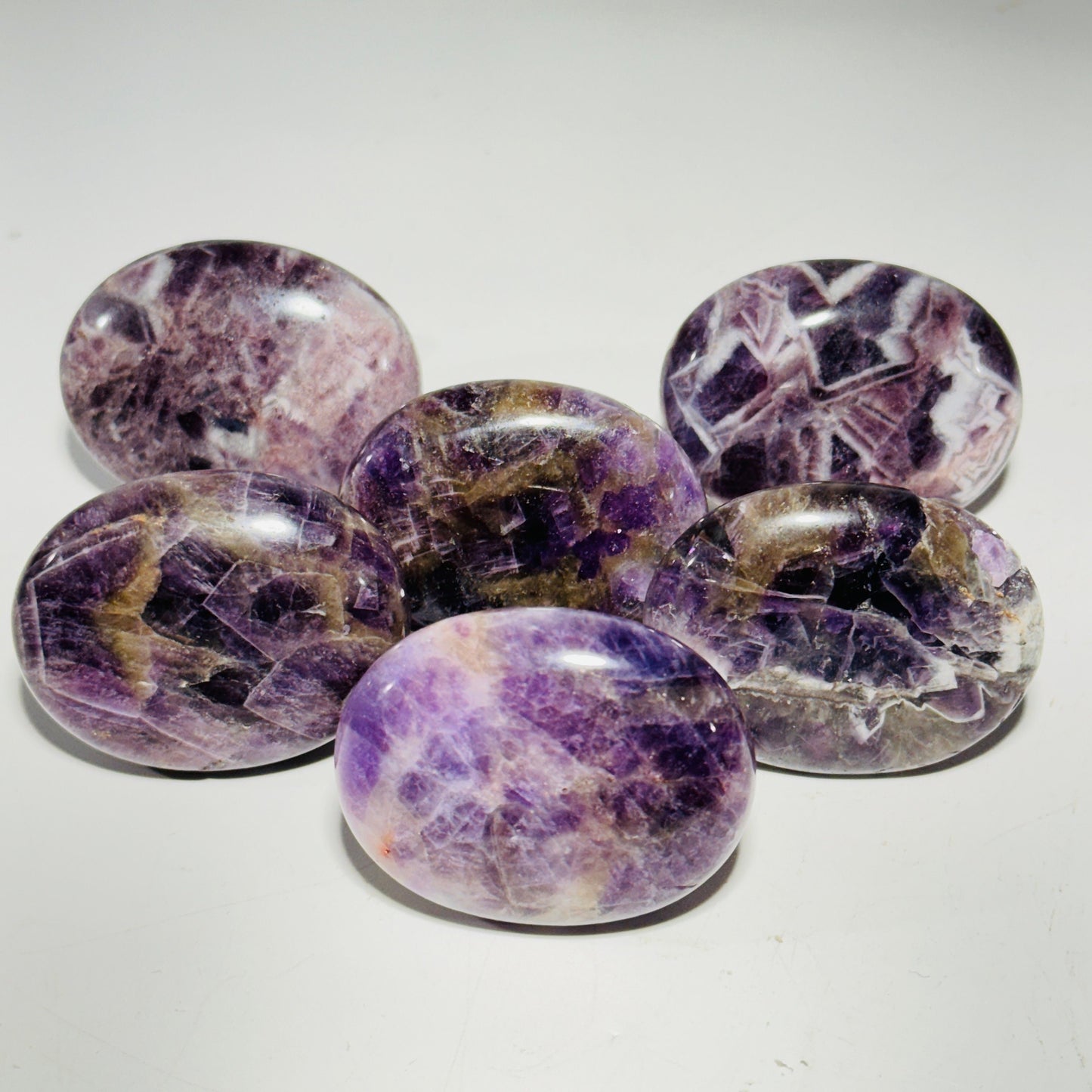 [shopname] - Polished amethyst cabinet knob, rock decor