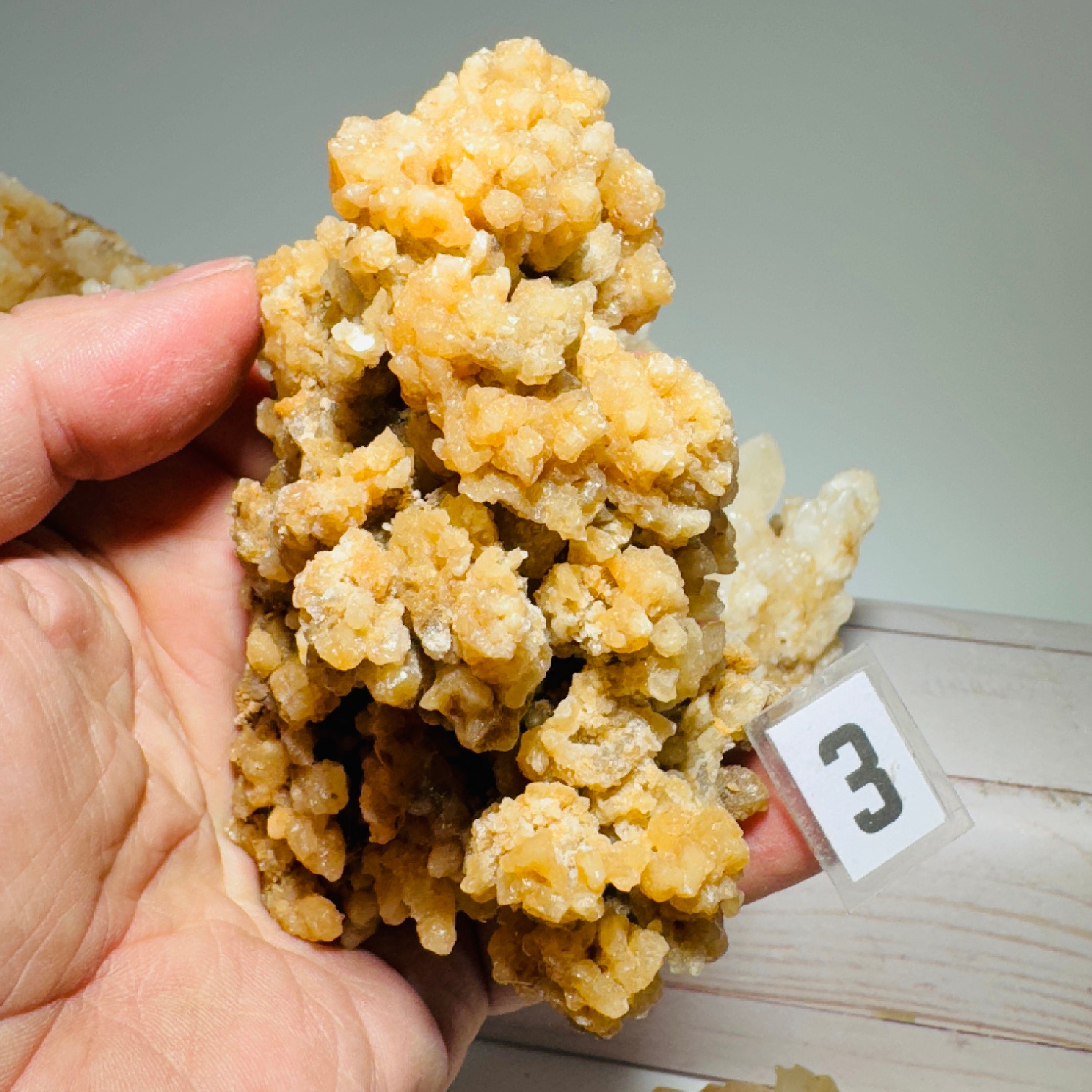 [shopname] - Raw Aragonite Crystal, rock decor