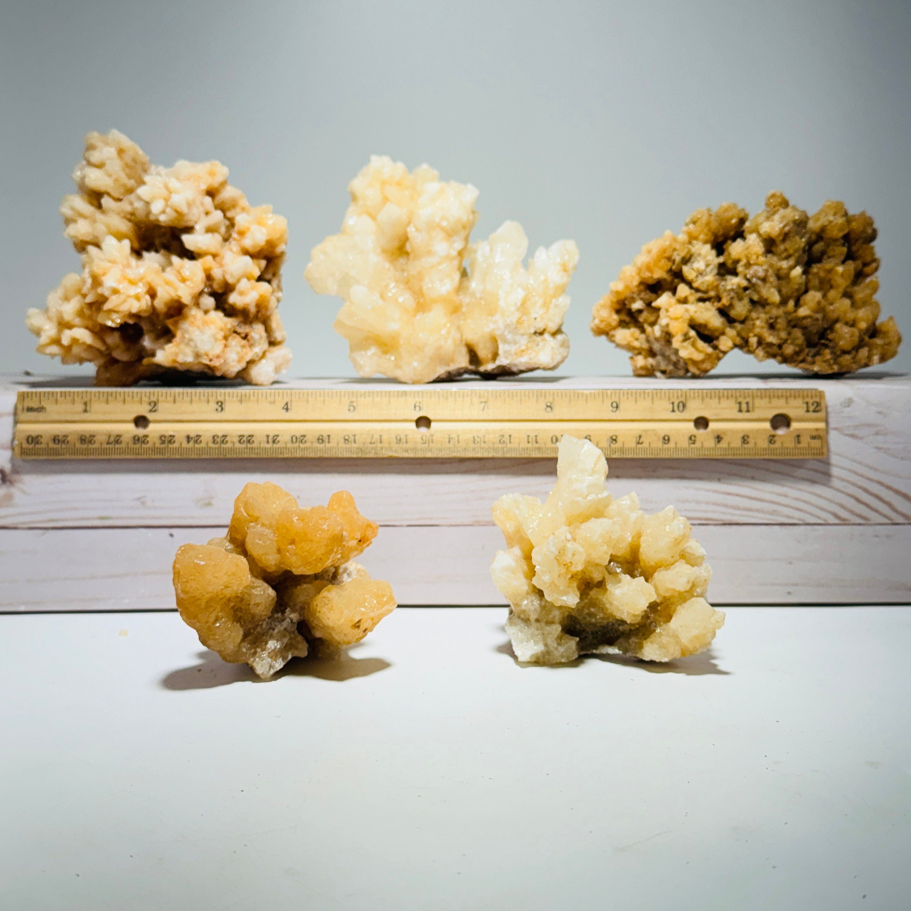 [shopname] - Raw Aragonite Crystal, rock decor