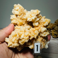 [shopname] - Raw Aragonite Crystal, rock decor