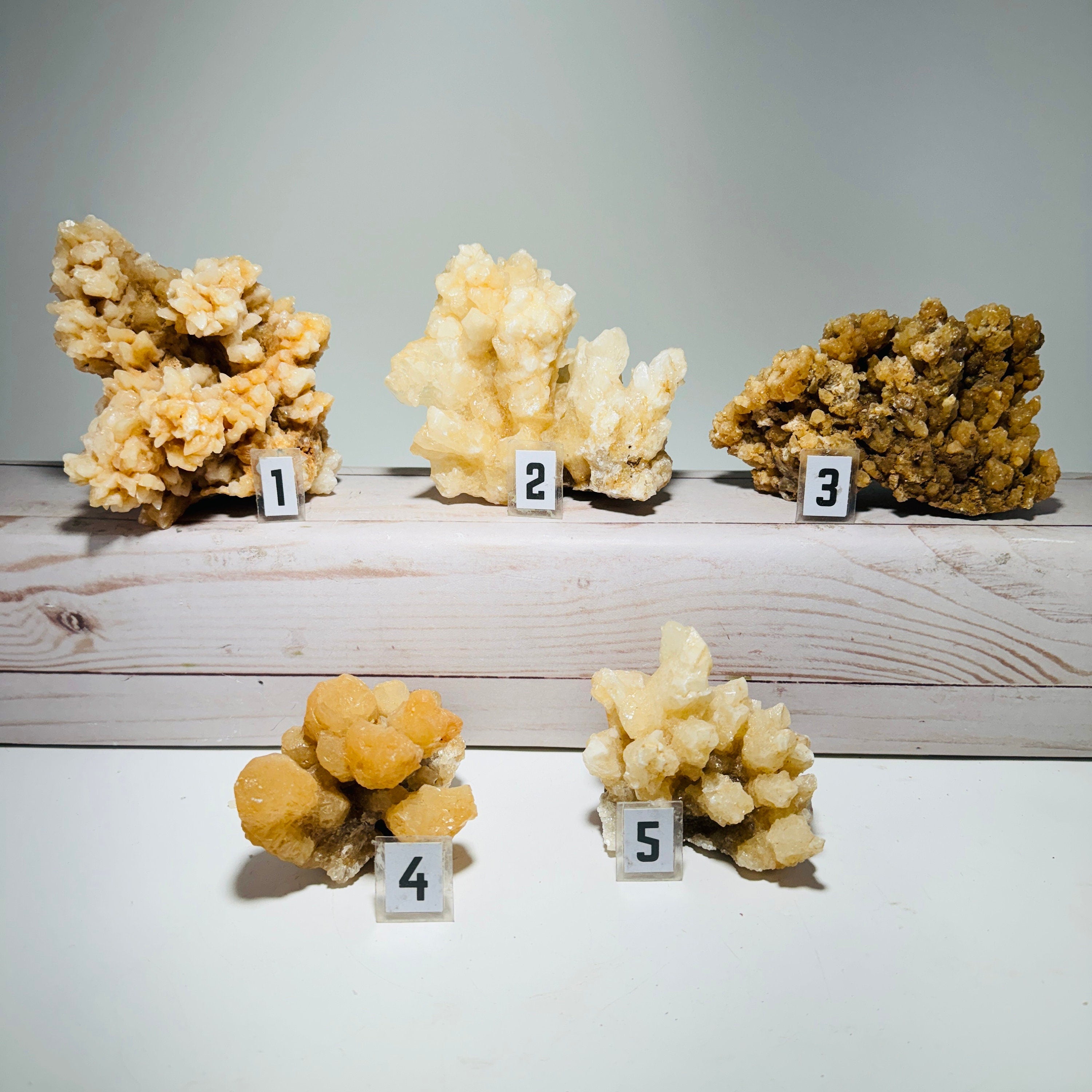 [shopname] - Raw Aragonite Crystal, rock decor