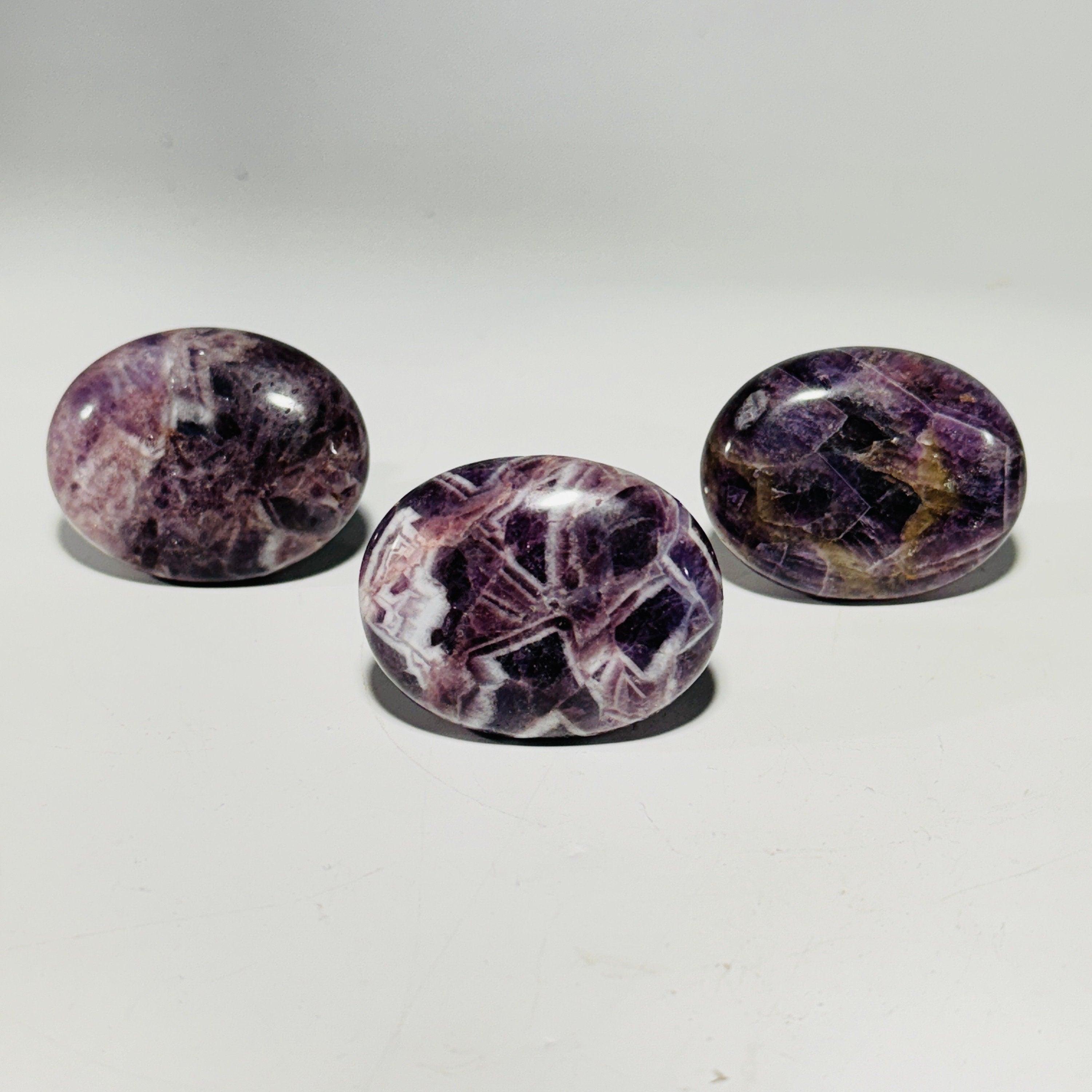 [shopname] - Polished amethyst cabinet knob, rock decor