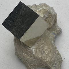 [shopname] - Medium Pyrite cube crystals from Navajun Spain, rock decor