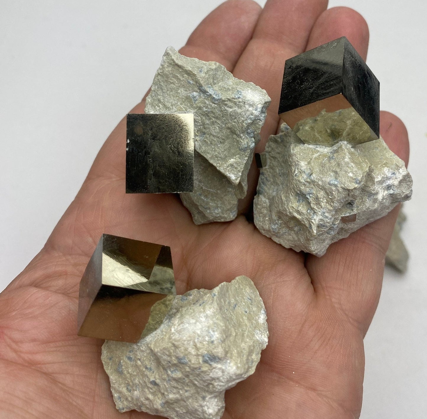 [shopname] - Medium Navajún Pyrite Crystal in Matrix, rock decor