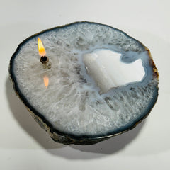 Rock Candle - Thick Agate Slab