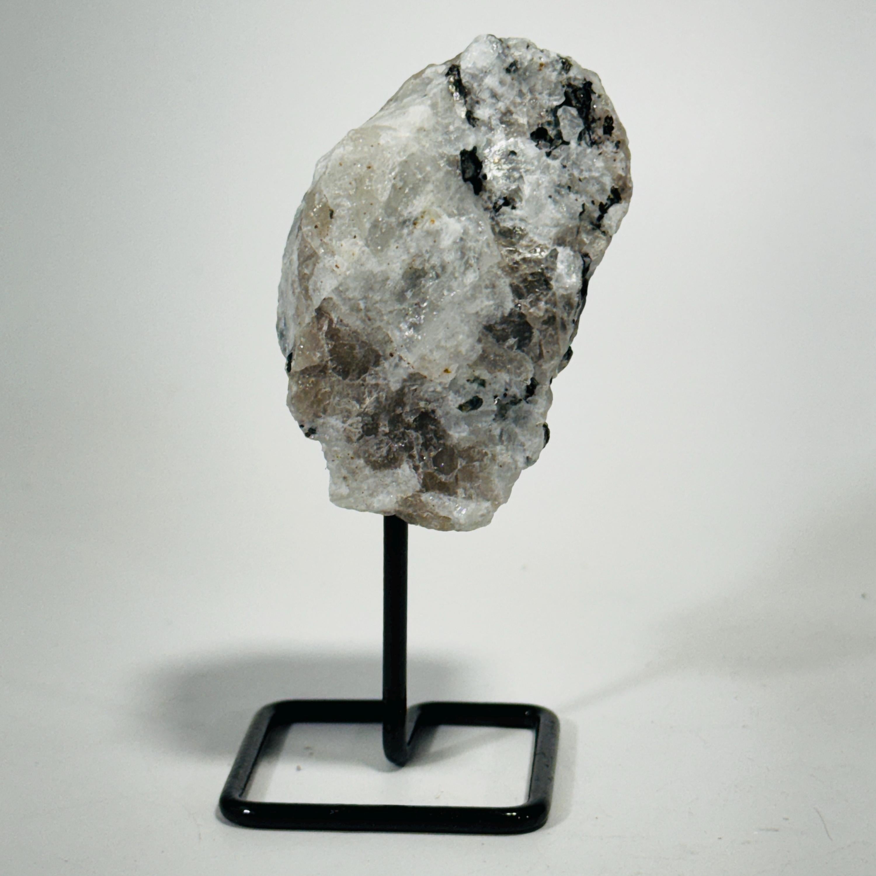 Mineral Specimens on a metal stand