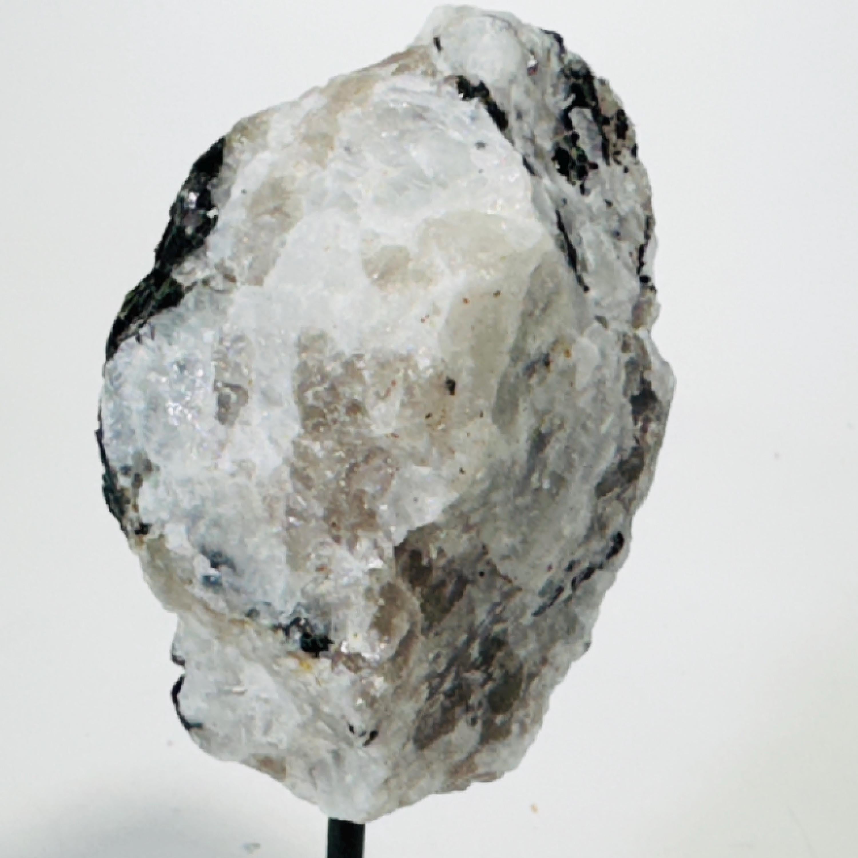 Mineral Specimens on a metal stand