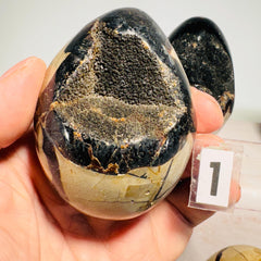 [shopname] - Dragons Egg Septarian Nodule, rock decor