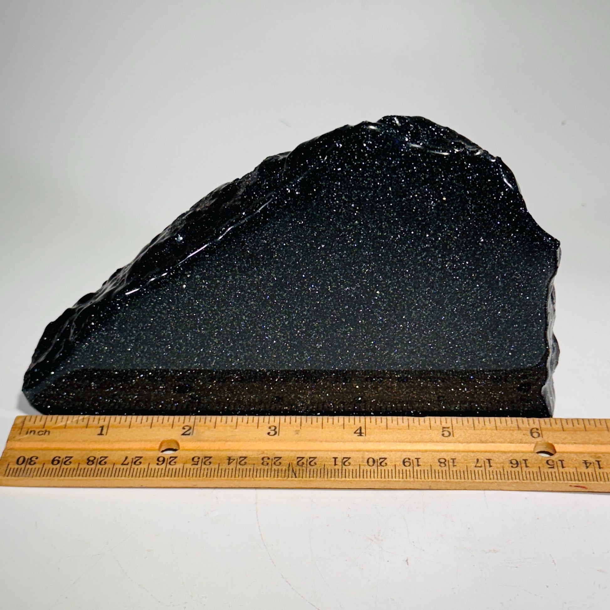 Specular Hematite freestanding cut base