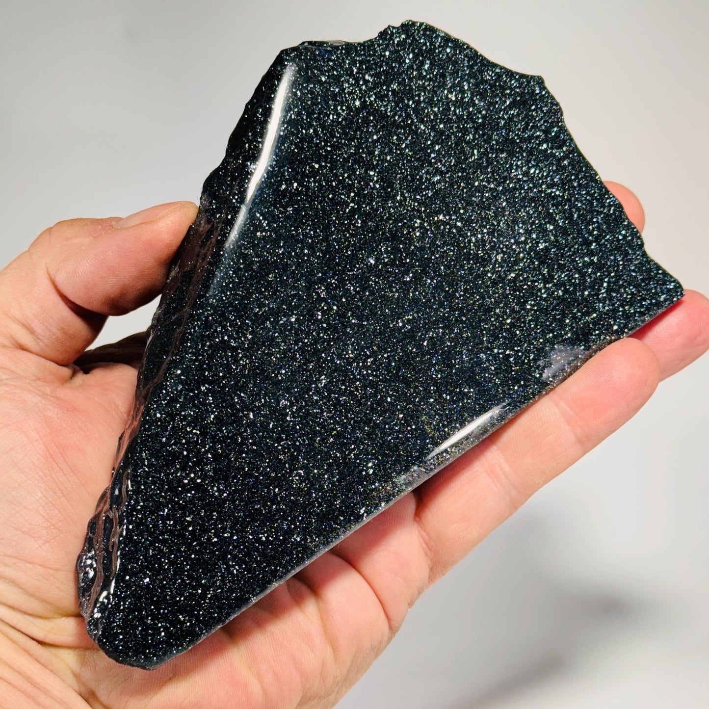 Specular Hematite freestanding cut base