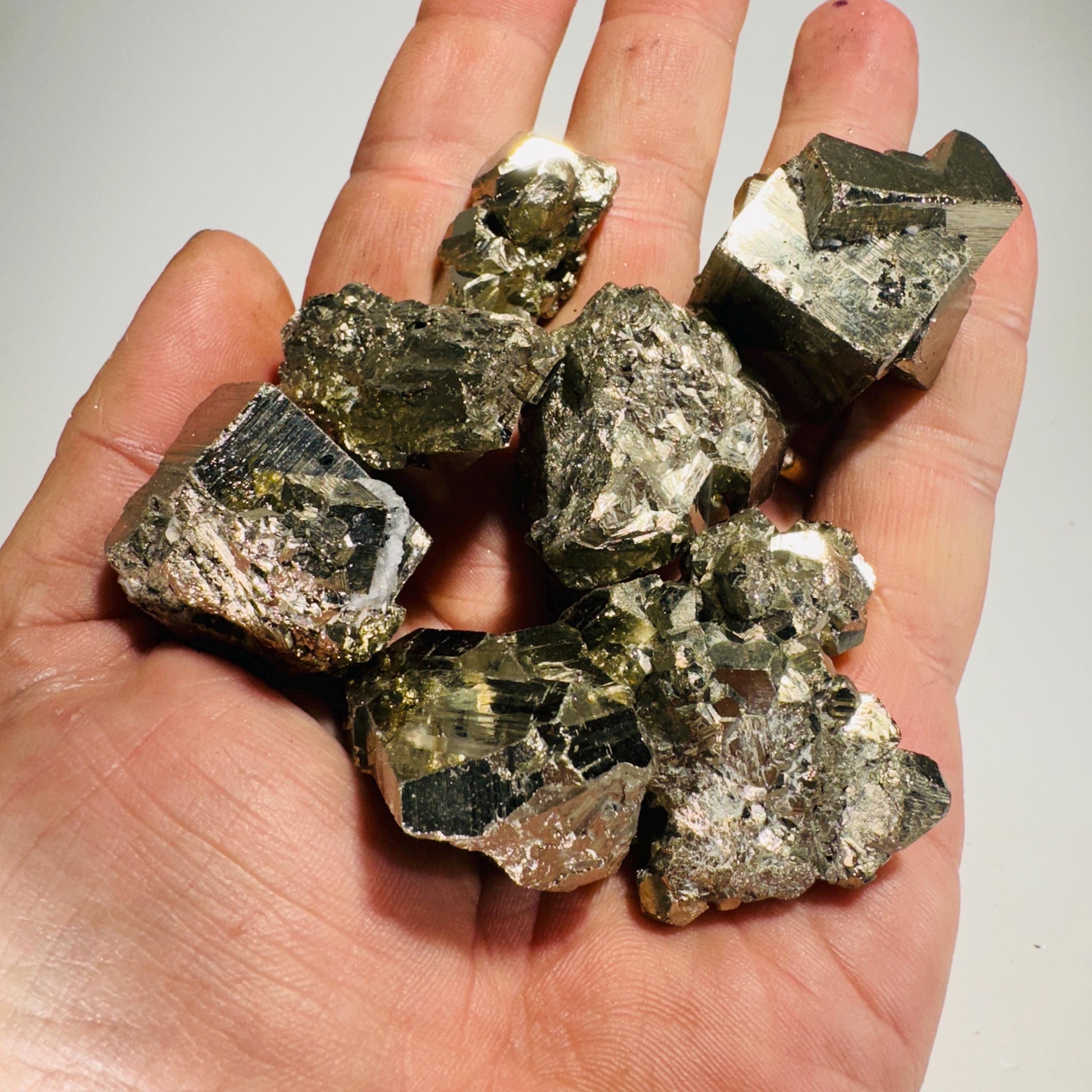 [shopname] - Pyrite Crystal from Peru, rock decor