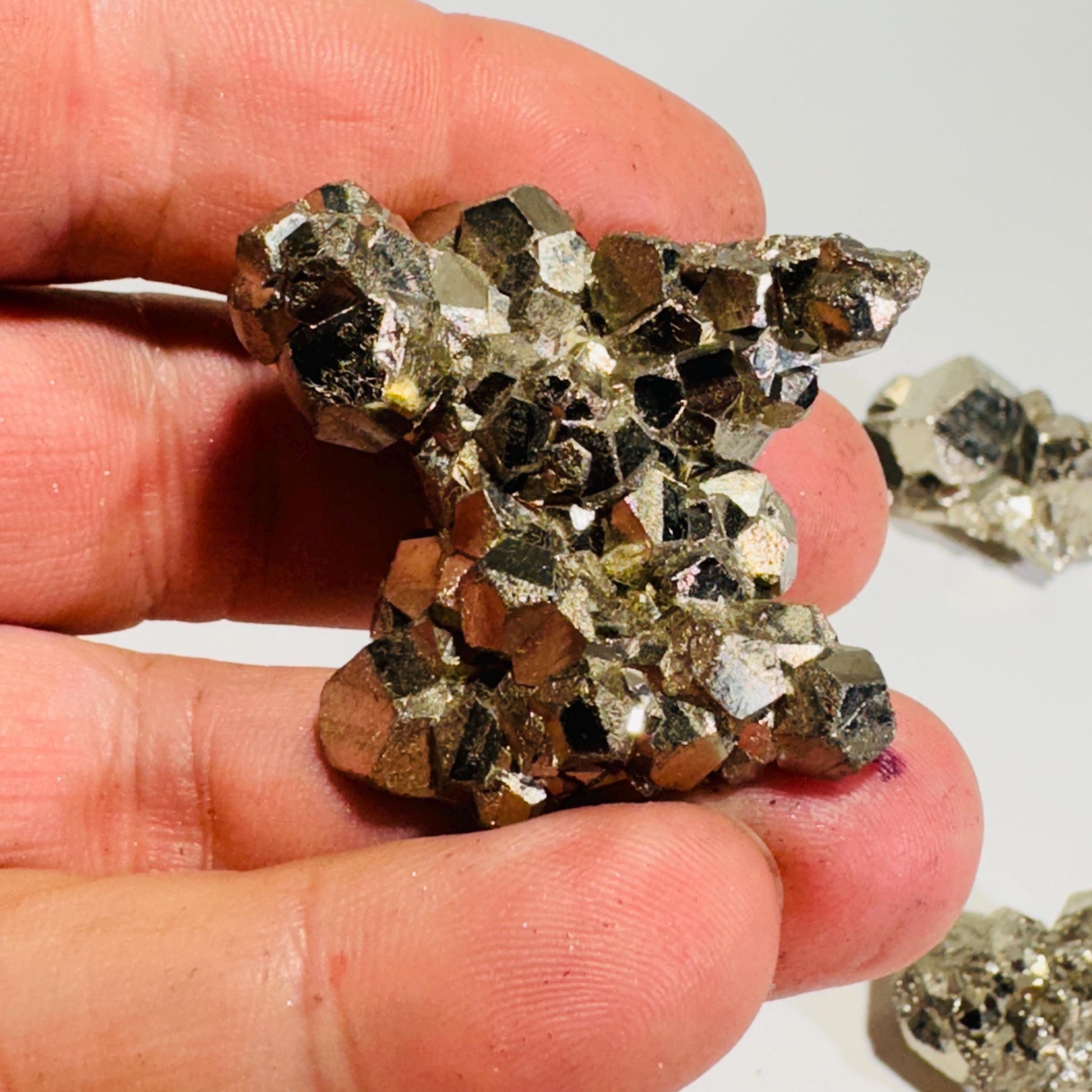 [shopname] - Pyrite Crystal from Peru, rock decor
