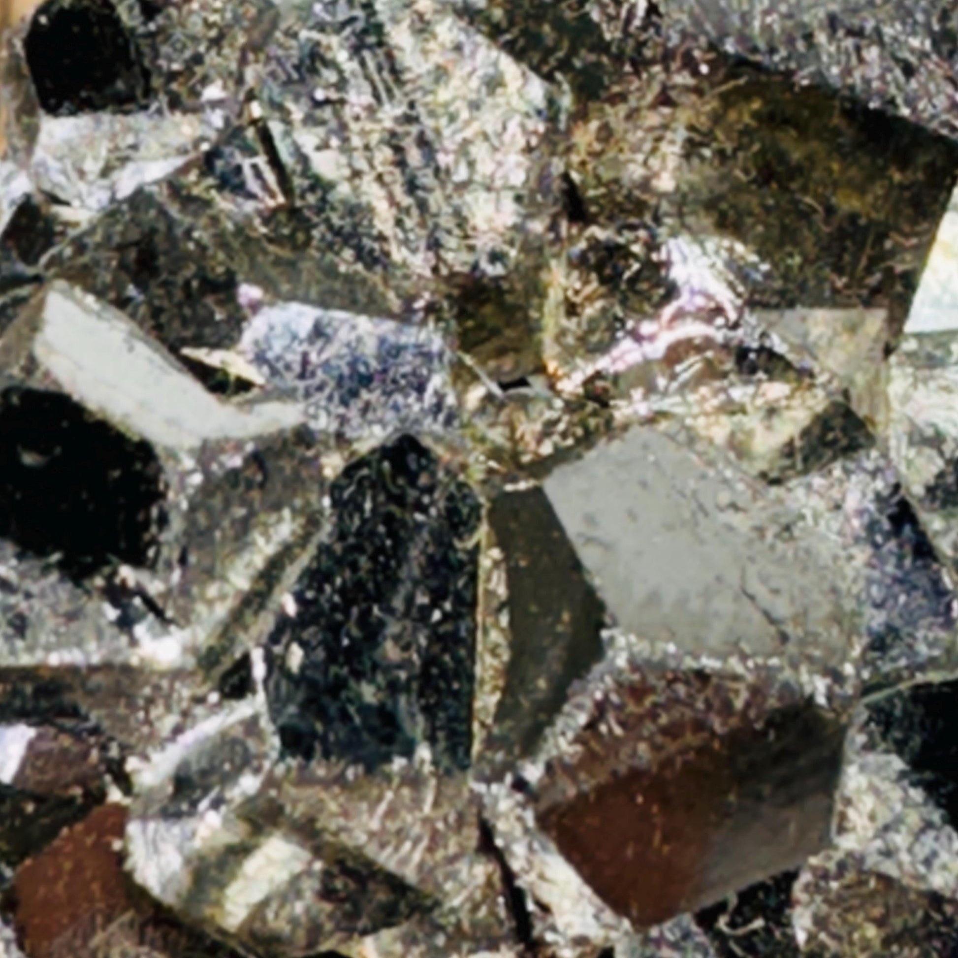 [shopname] - Pyrite Crystal from Peru, rock decor