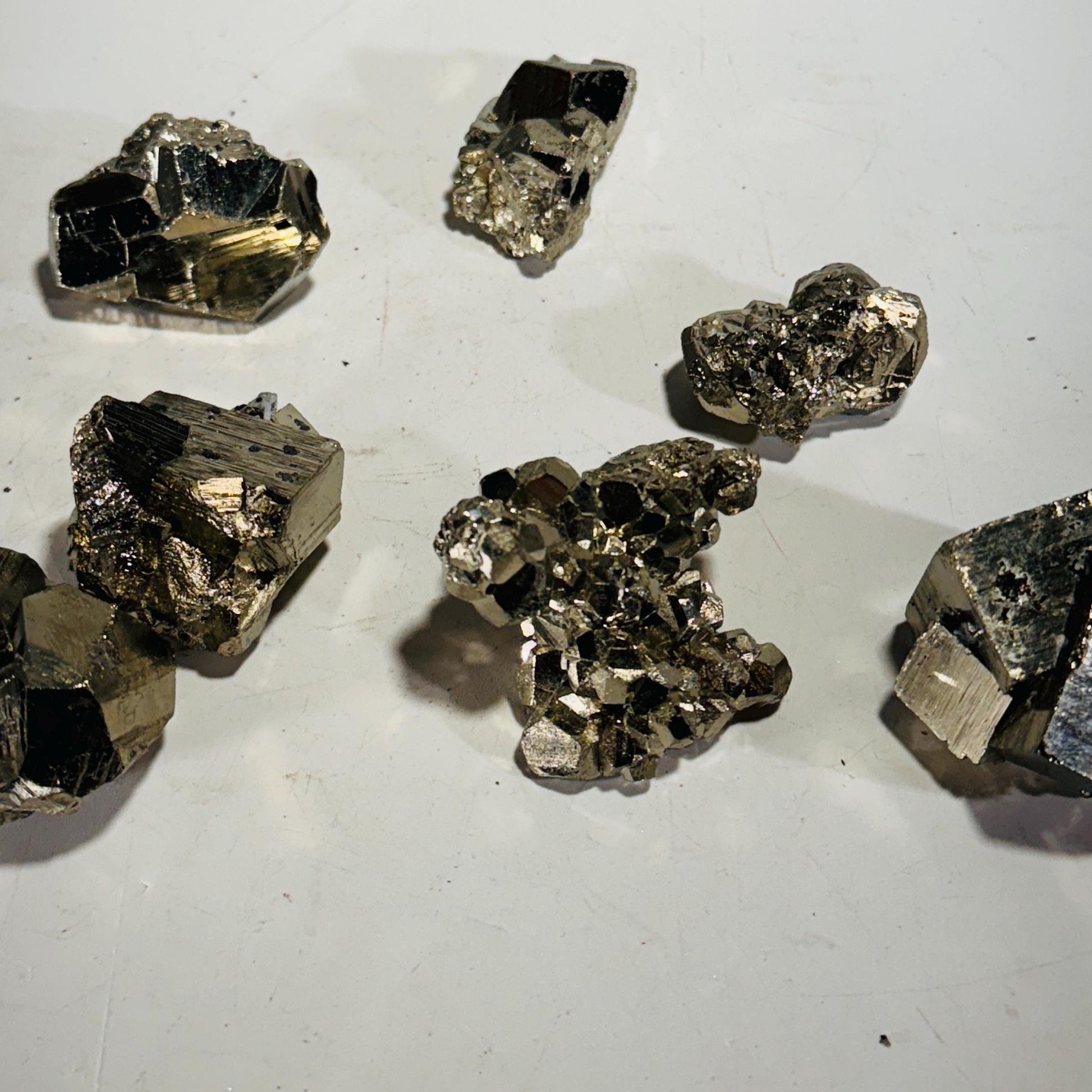 [shopname] - Pyrite Crystal from Peru, rock decor