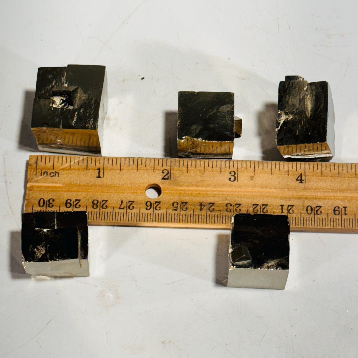 [shopname] - Small pyrite cube with small cube, rock decor