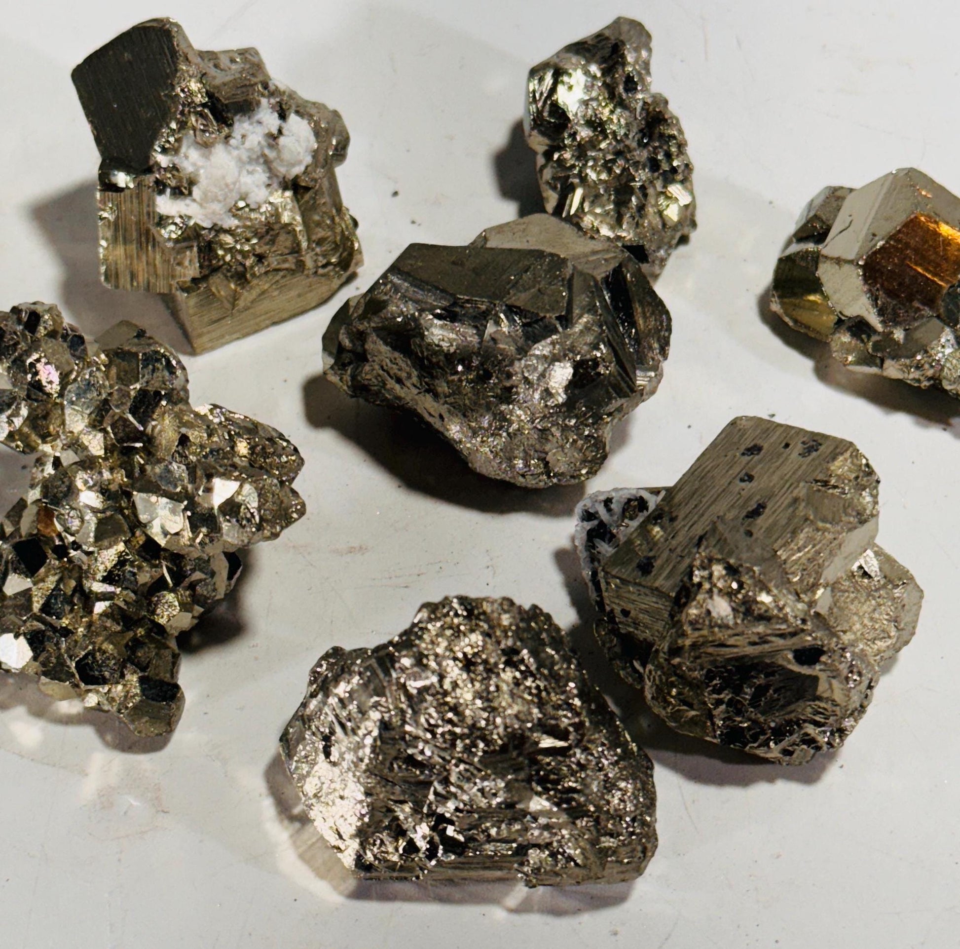 [shopname] - Pyrite Crystal from Peru, rock decor