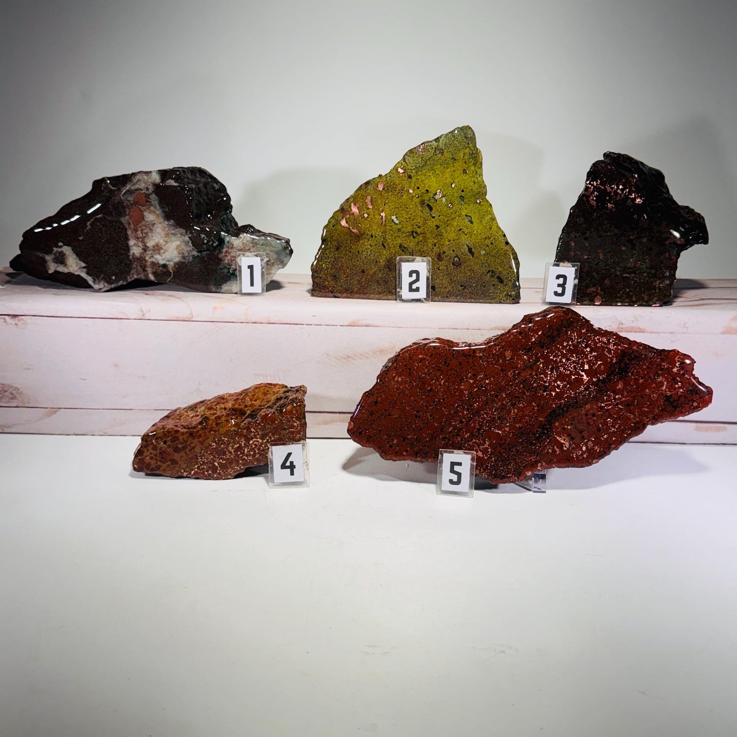 Copper ore end cut