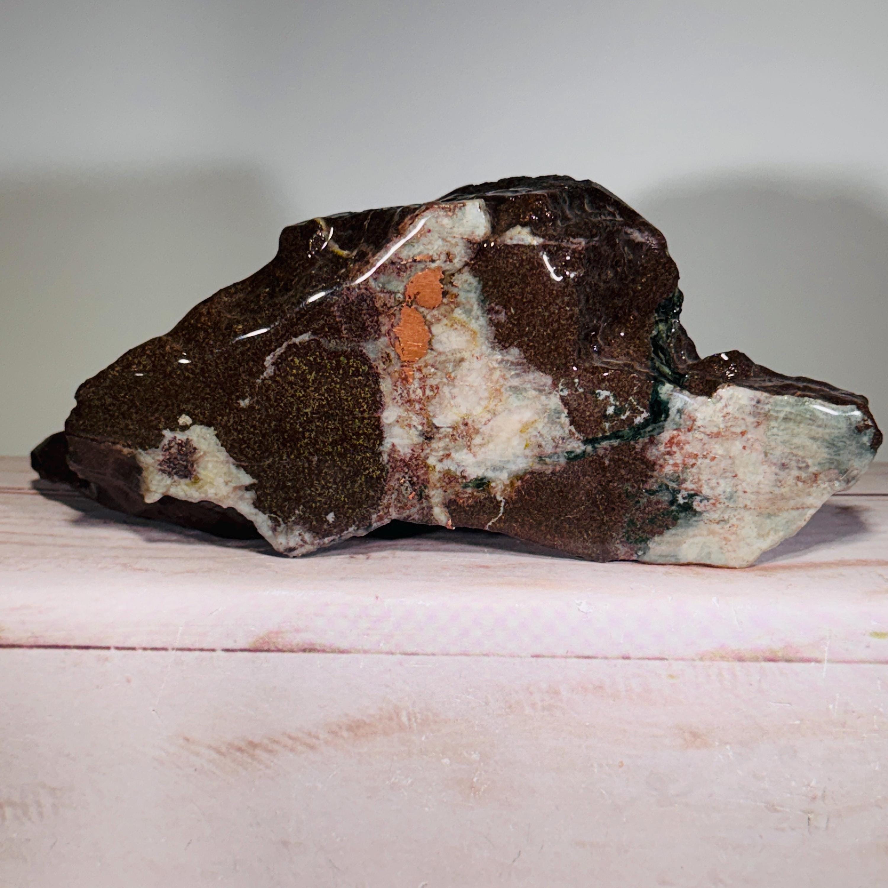 Copper ore end cut