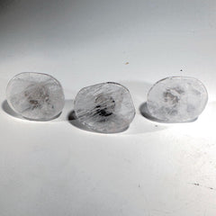 [shopname] - Polished Clear Quartz Cabinet Knob | Natural Stone, rock decor