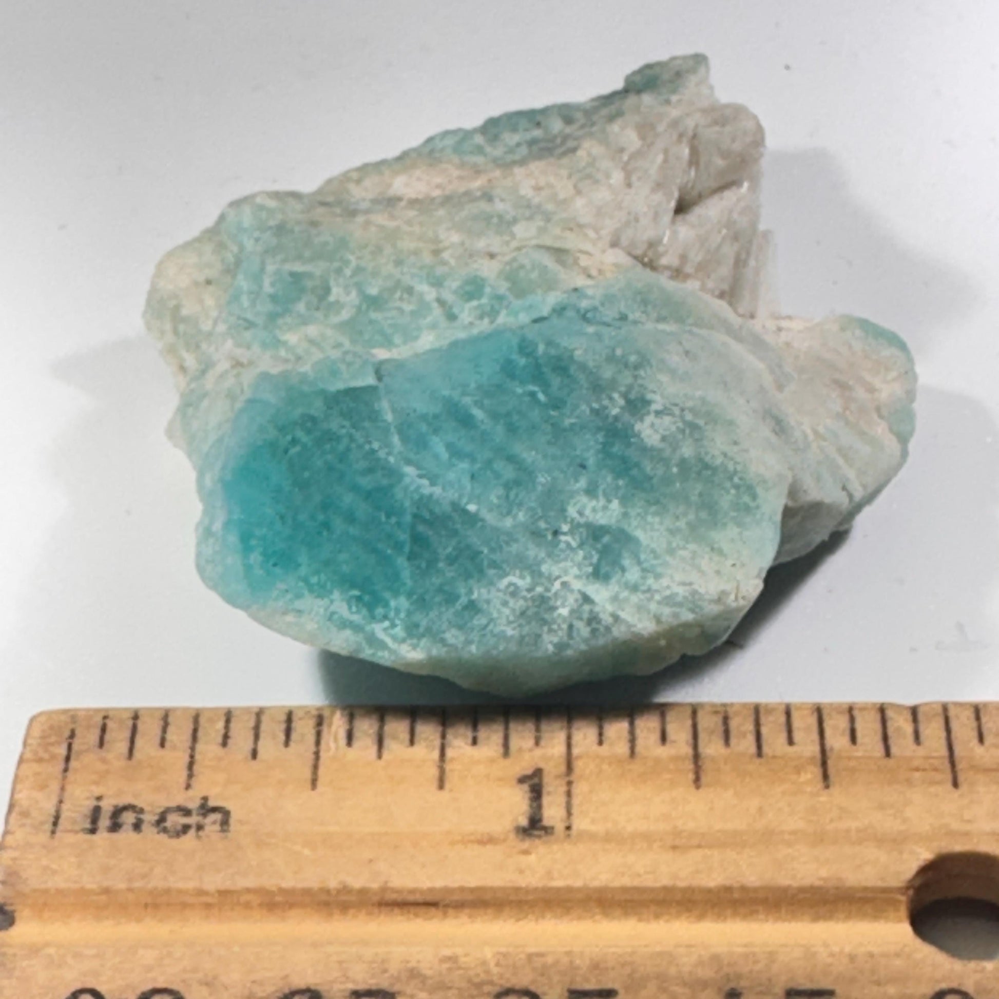 [shopname] - Amazonite crystal from Colorado | colorado amazonite, colorado decor, amazonite crystal, amazonstone, rock lover, rock collector, US Mineral, rock decor