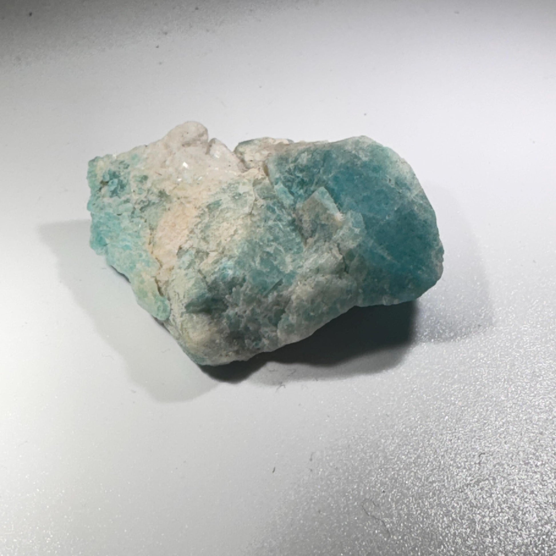 [shopname] - Amazonite crystal from Colorado | colorado amazonite, colorado decor, amazonite crystal, amazonstone, rock lover, rock collector, US Mineral, rock decor