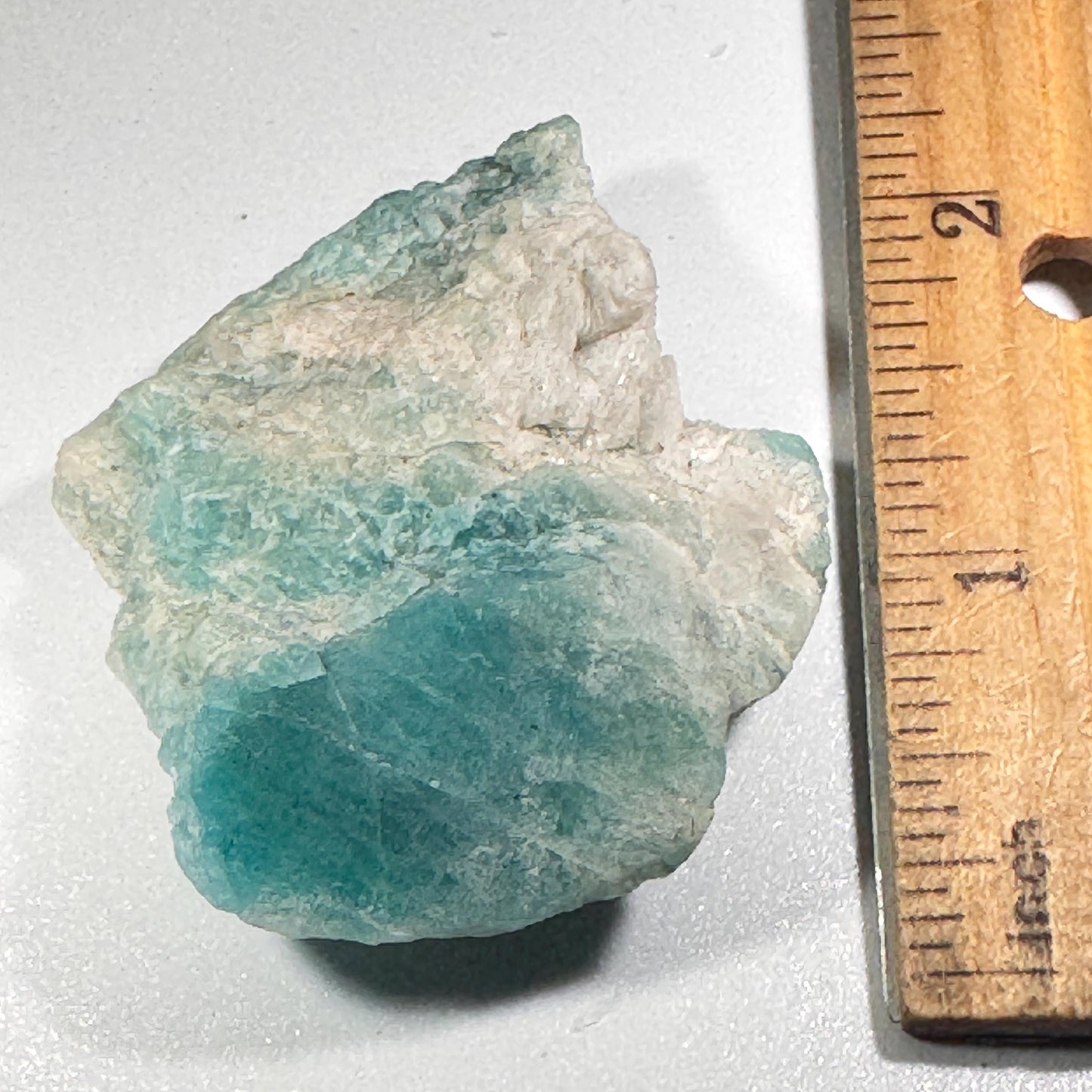 [shopname] - Amazonite crystal from Colorado | colorado amazonite, colorado decor, amazonite crystal, amazonstone, rock lover, rock collector, US Mineral, rock decor
