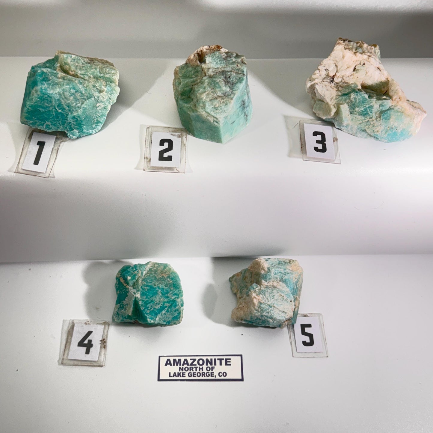 [shopname] - Colorado Amazonite, rock decor