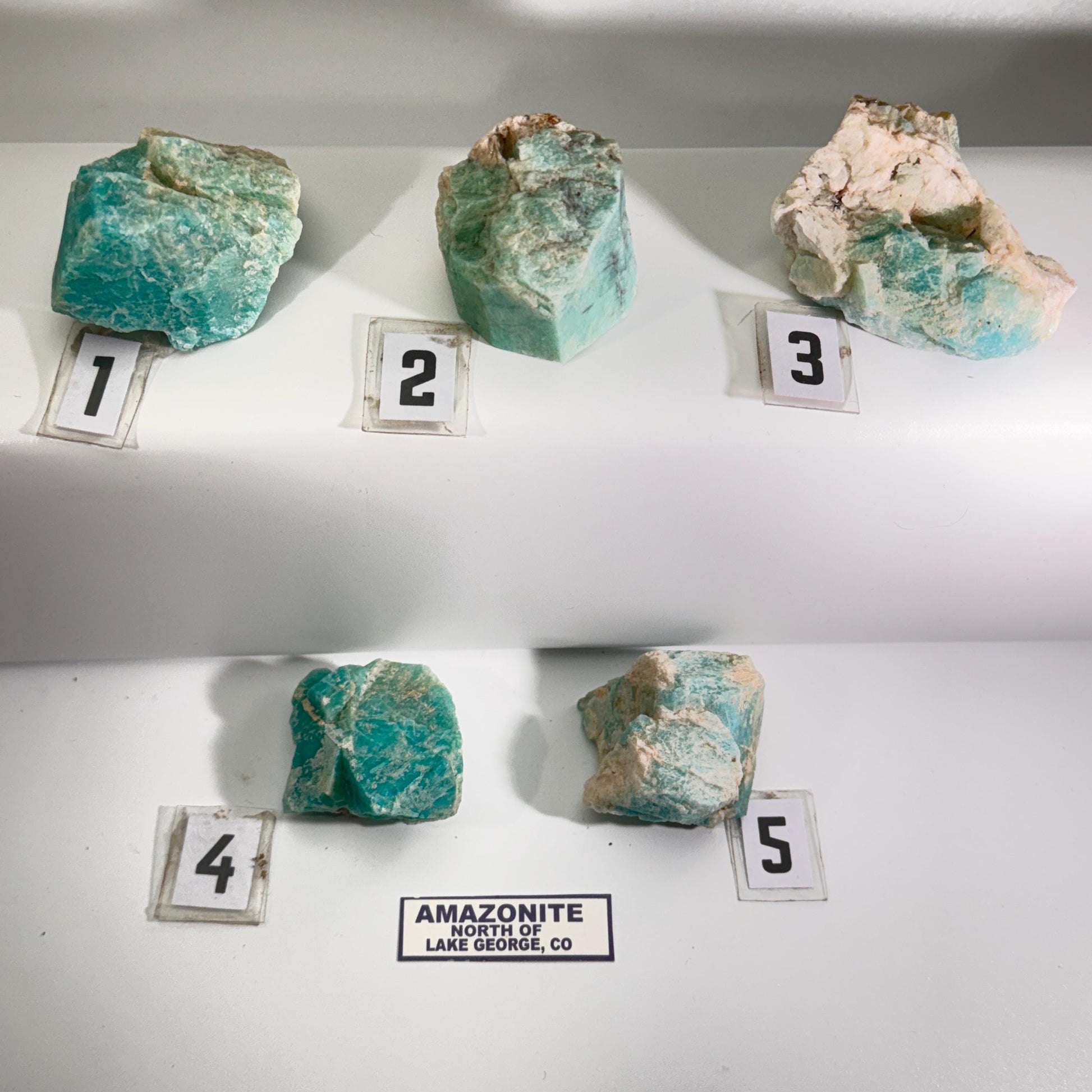 [shopname] - Colorado Amazonite, rock decor