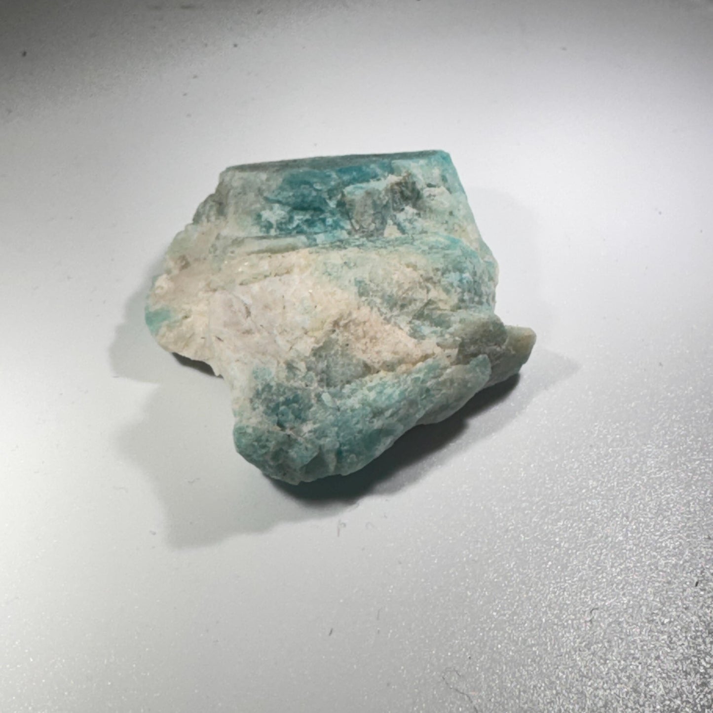 [shopname] - Amazonite crystal from Colorado | colorado amazonite, colorado decor, amazonite crystal, amazonstone, rock lover, rock collector, US Mineral, rock decor