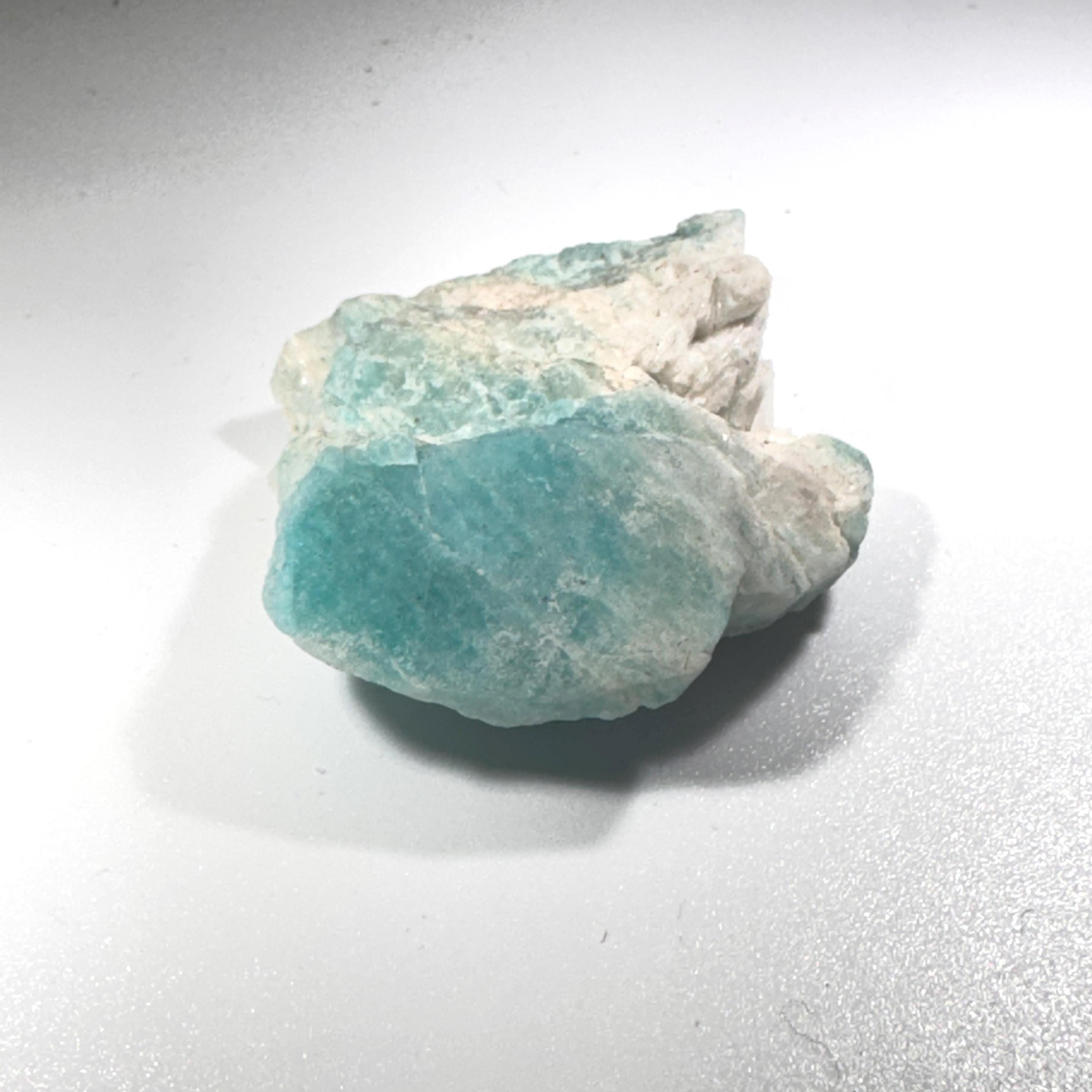 [shopname] - Amazonite crystal from Colorado | colorado amazonite, colorado decor, amazonite crystal, amazonstone, rock lover, rock collector, US Mineral, rock decor