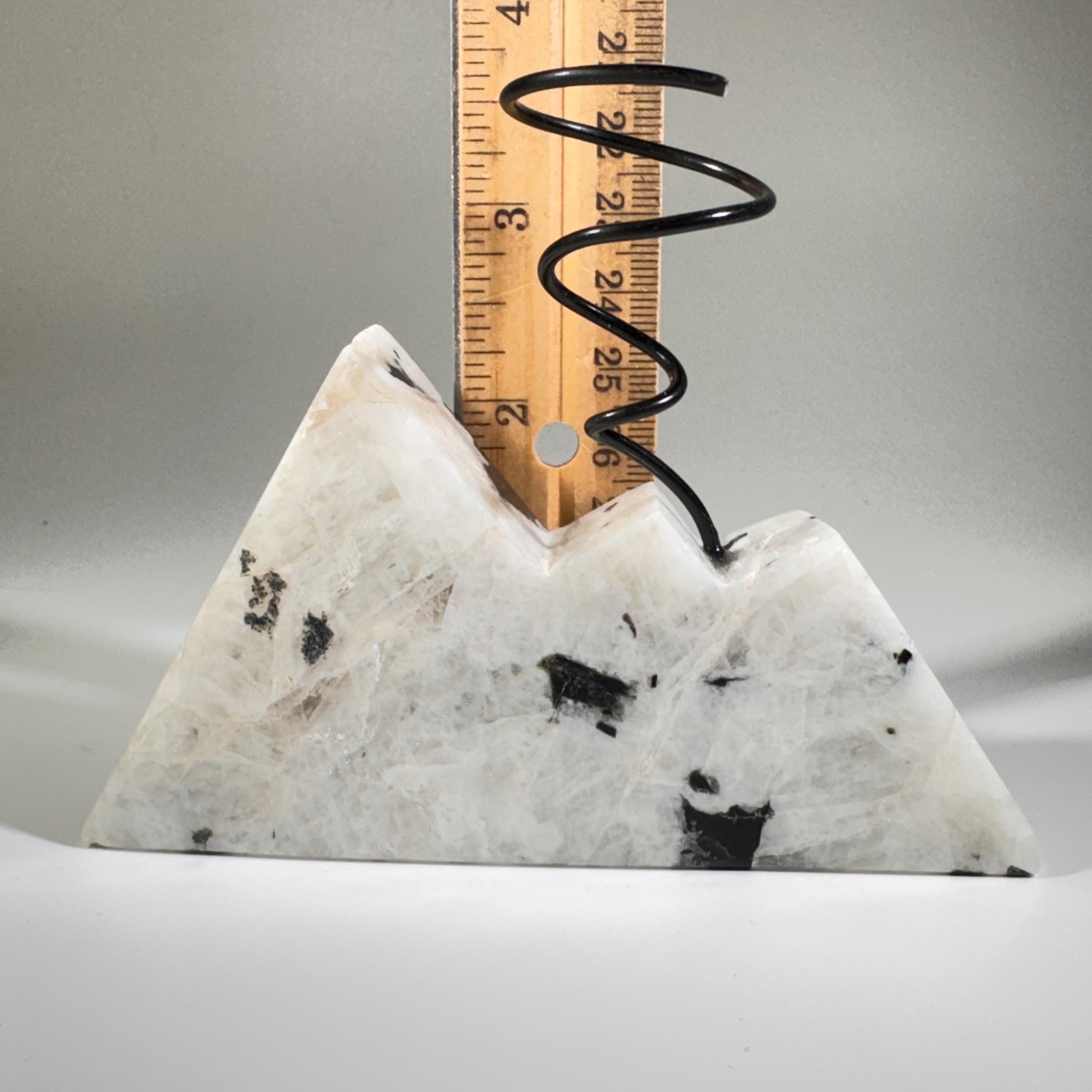 [shopname] - Moonstone Mountain air plant holder, rock decor