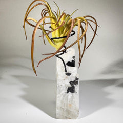 [shopname] - Moonstone Mountain air plant holder, rock decor