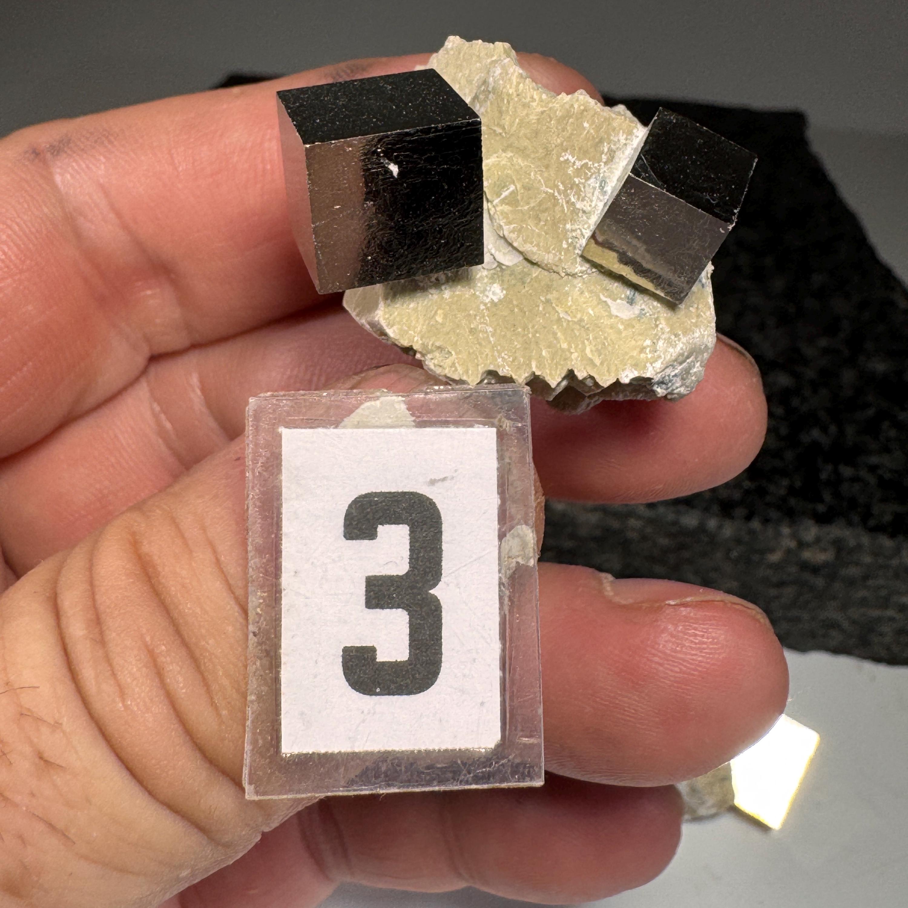 [shopname] - Pyrite cube cluster in matrix, rock decor