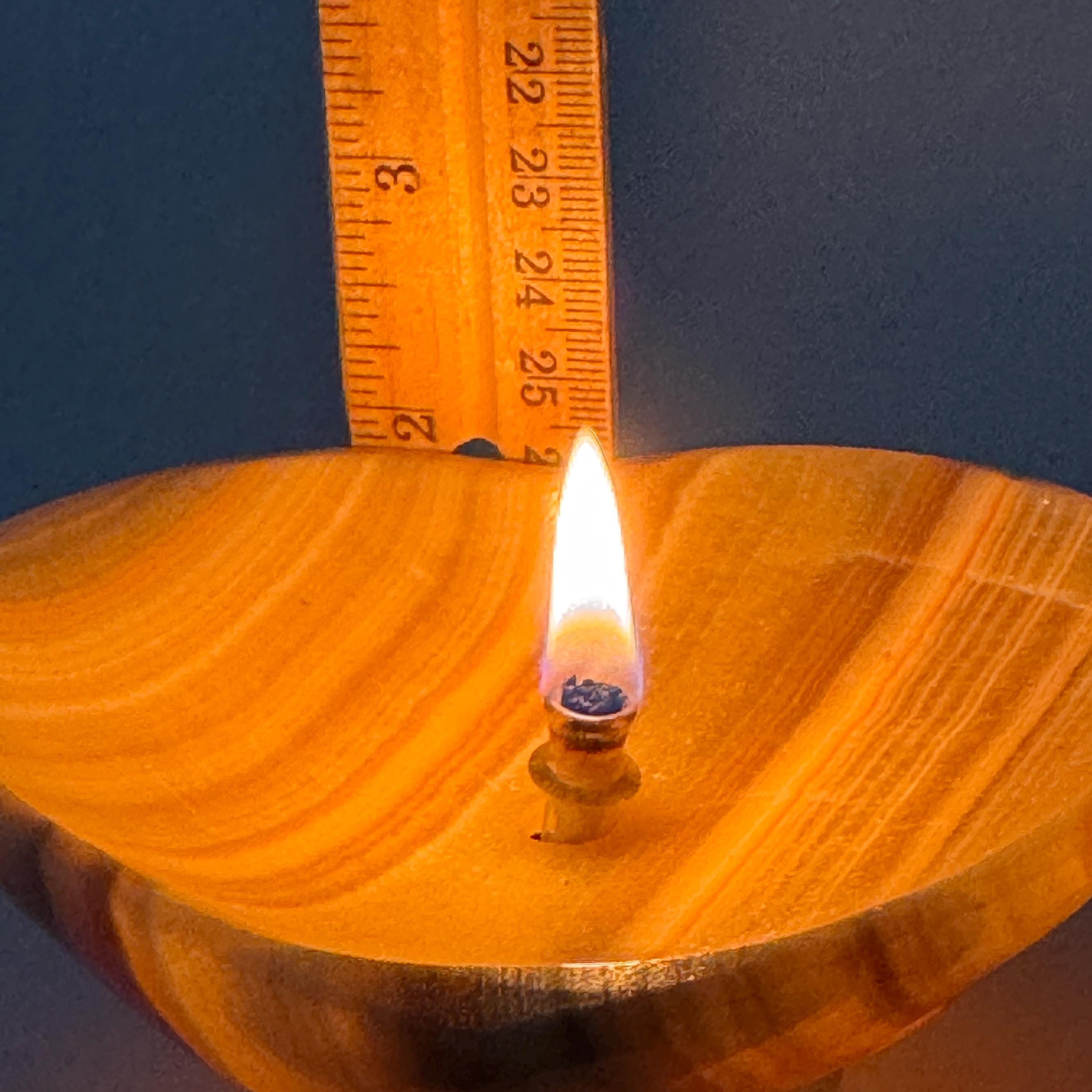 [shopname] - Rock Candle - Onyx Heart, rock decor