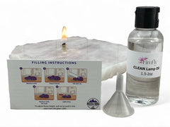 [shopname] - Rock Candle gift box - rose quartz, rock decor