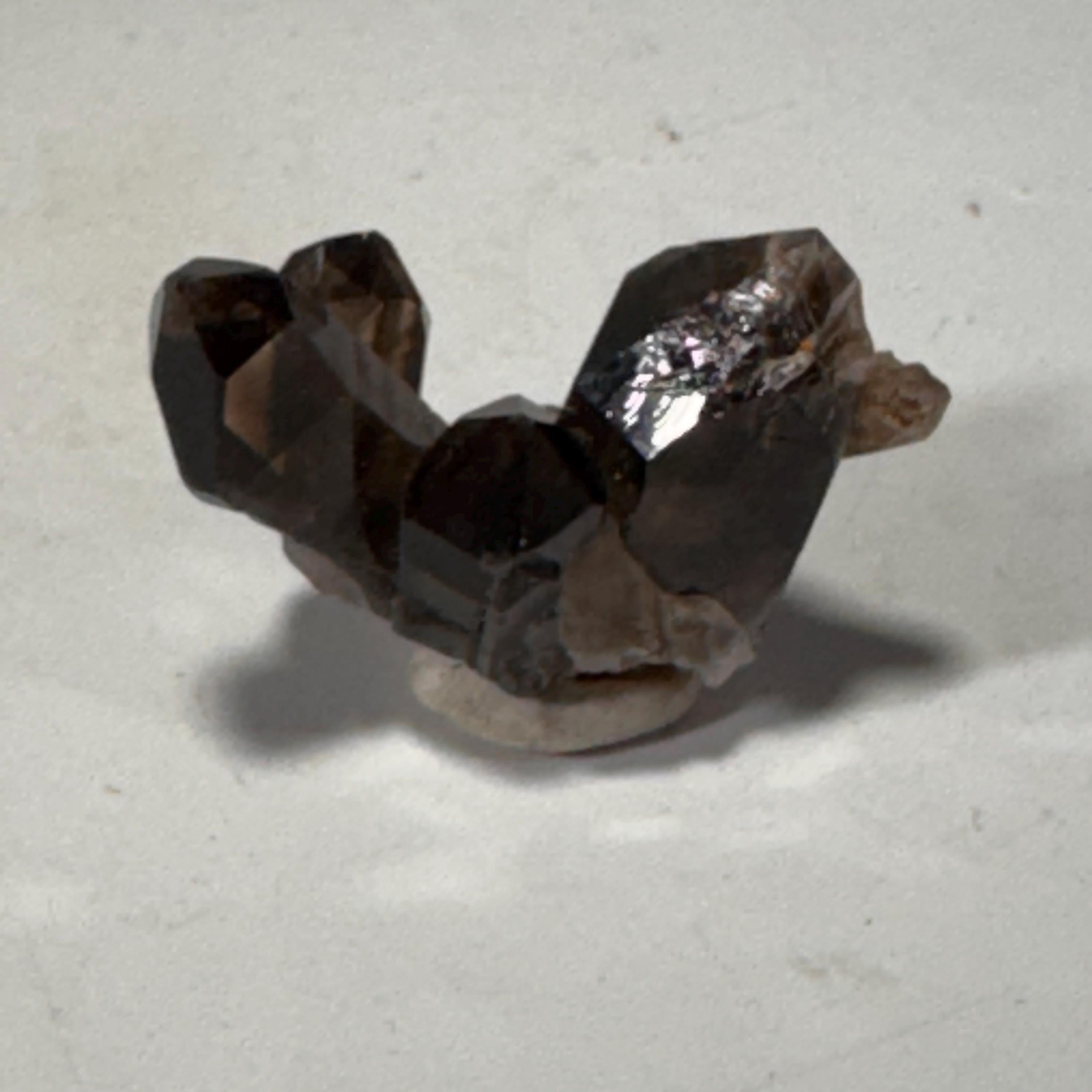 [shopname] - Small Smoky Quartz Crystal, rock decor